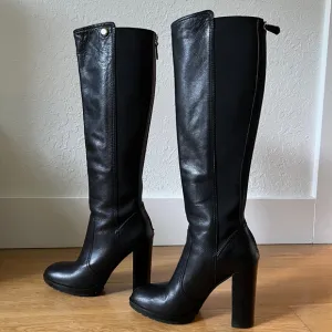 Tory Burch Sullivan Knee High Boots in Black Size 8.5
