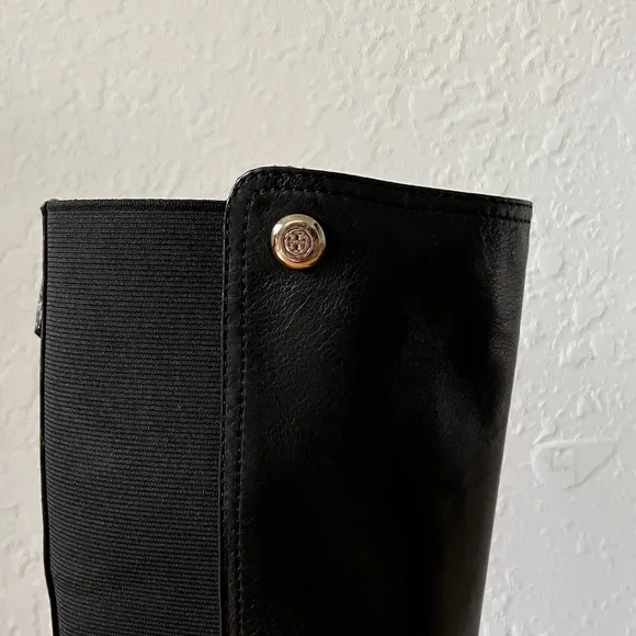 Tory Burch Sullivan Knee High Boots in Black Size 8.5