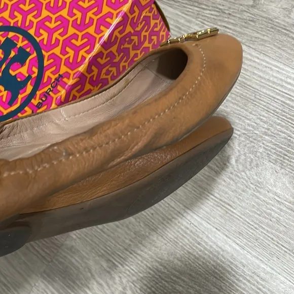 Tory Burch Tan Melinda Ballet Flats- Size 7