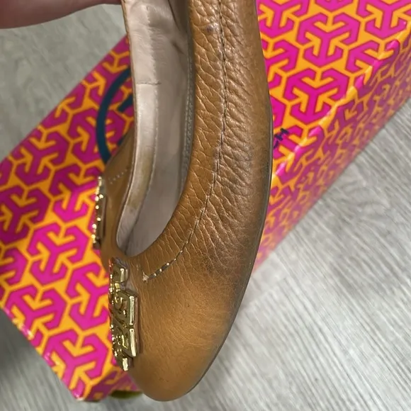Tory Burch Tan Melinda Ballet Flats- Size 7
