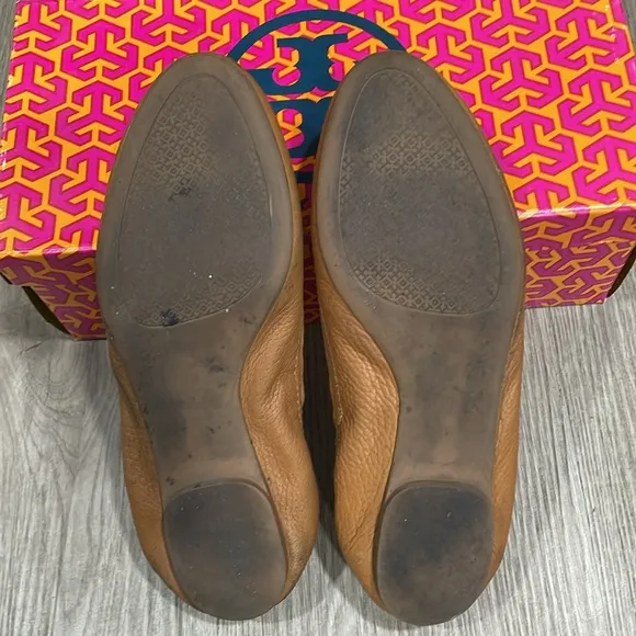 Tory Burch Tan Melinda Ballet Flats- Size 7