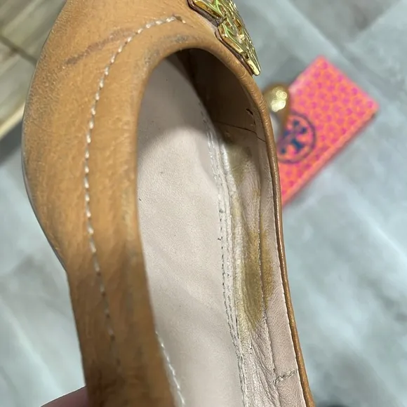 Tory Burch Tan Melinda Ballet Flats- Size 7