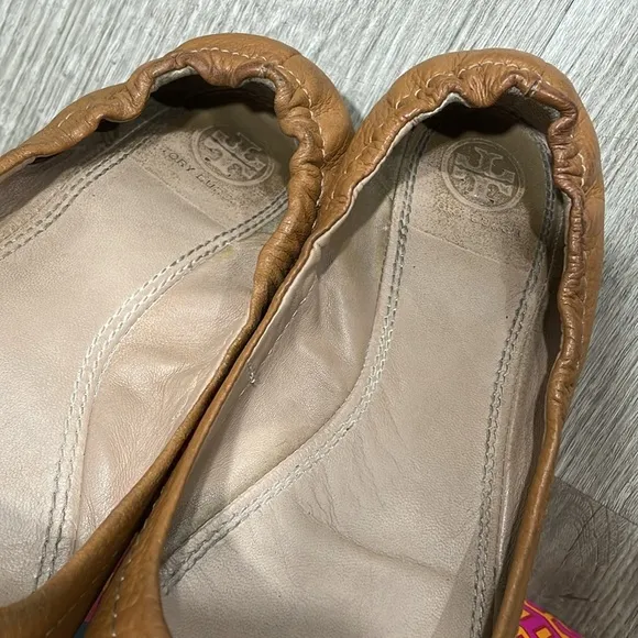 Tory Burch Tan Melinda Ballet Flats- Size 7