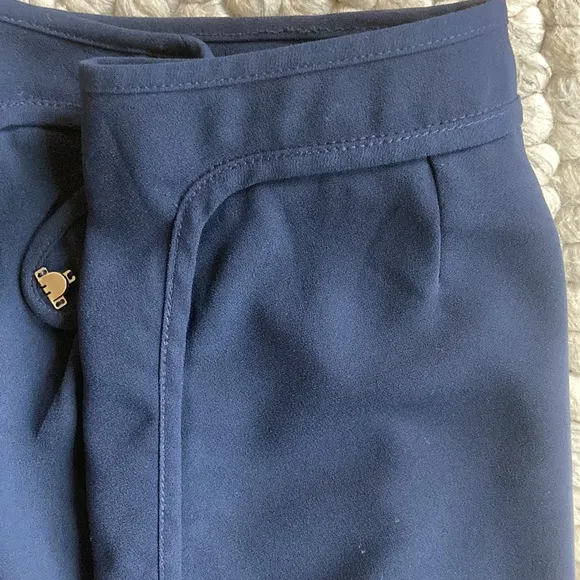Trina Turk navy faux wrap dressy shorts