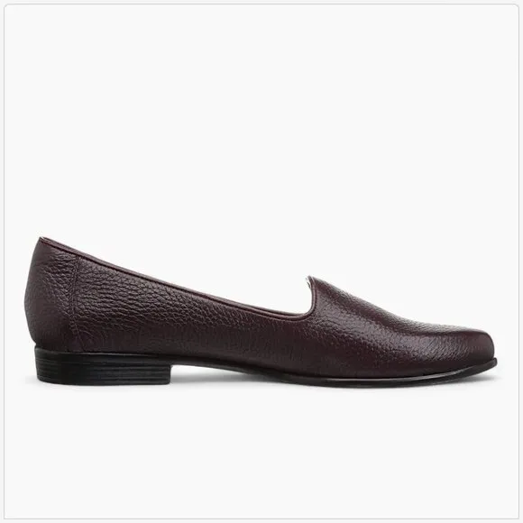 Trotters Liz Tumbled Loafer Shoes Burgundy Slip On NEW without box 13N 13 Narrow
