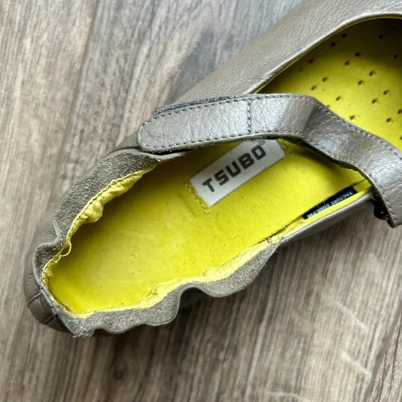 Tsubo Tan Leather Mary Jane Flats | 7