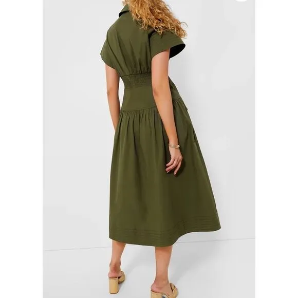 Tuckernuck Army Green Cameran Dress Size XXS