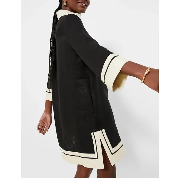 TUCKERNUCK Black and Tan Collins Caftan