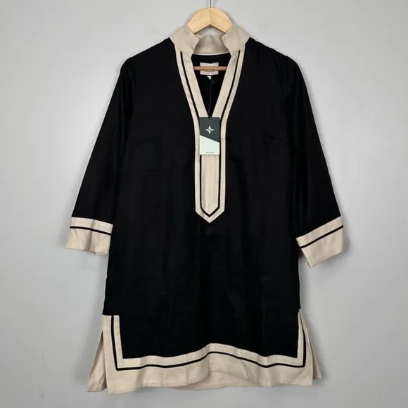TUCKERNUCK Black and Tan Collins Caftan
