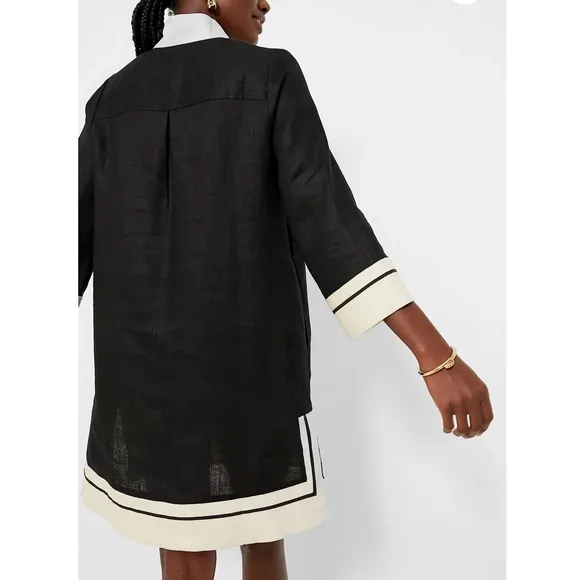 TUCKERNUCK Black and Tan Collins Caftan