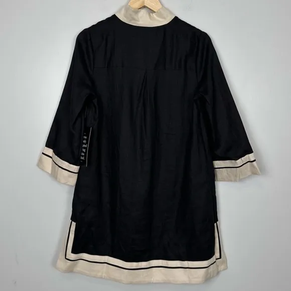 TUCKERNUCK Black and Tan Collins Caftan
