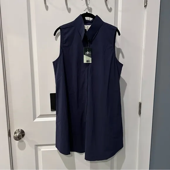 TUCKERNUCK Navy Sleeveless Charlie Dress
