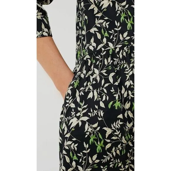 Tuckernuck NEW Verdant Iris Short Sleeve Royal Shirt Mini Dress Size Medium