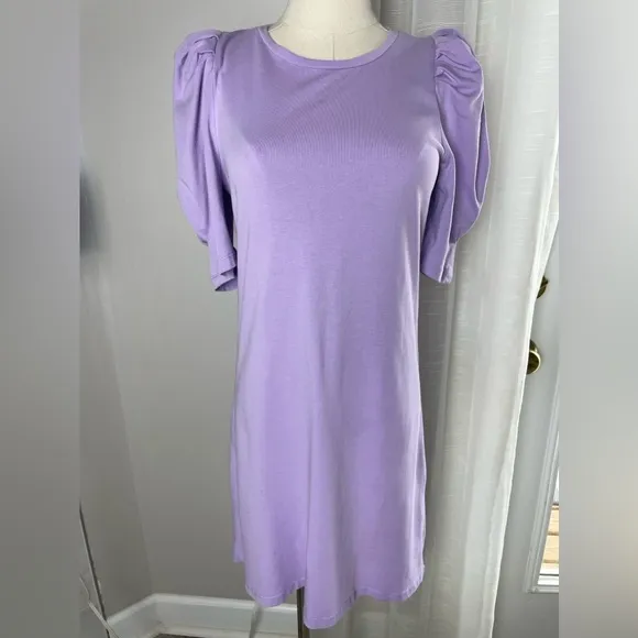 Tuckernuck Pomander Place Lavender Puff Sleeve Stella Dress Size XS