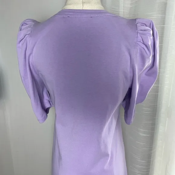 Tuckernuck Pomander Place Lavender Puff Sleeve Stella Dress Size XS