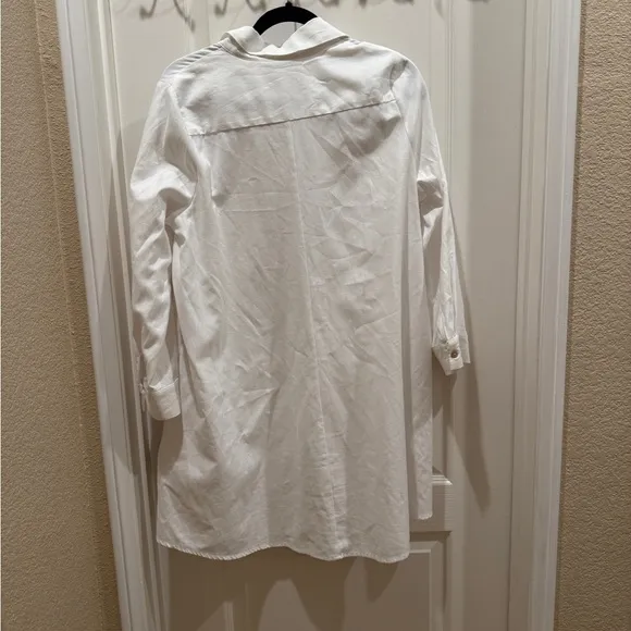Tuckernuck Pomander Place White Oxford Harris Shirt Dress