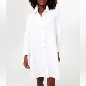 Tuckernuck Pomander Place White Oxford Harris Shirt Dress