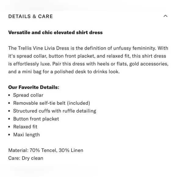 Tuckernuck Trellis Vine Livia Dress