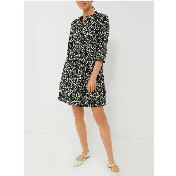 TUCKERNUCK Verdant Iris Royal Shirt Dress