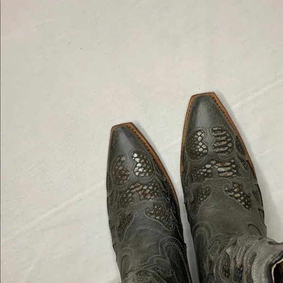 Twisted X Intricate Gray Women’s Western Boots Sz7