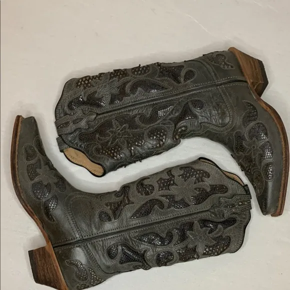Twisted X Intricate Gray Women’s Western Boots Sz7
