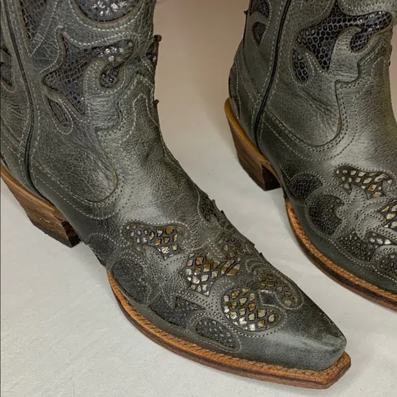 Twisted X Intricate Gray Women’s Western Boots Sz7