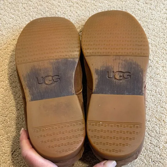 Ugg Australia Mens Leather Loafers Pointe Sheepskin Slip On #1002442 Size 11