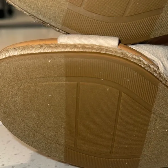 UGG Cream Espadrilles with Bow Details