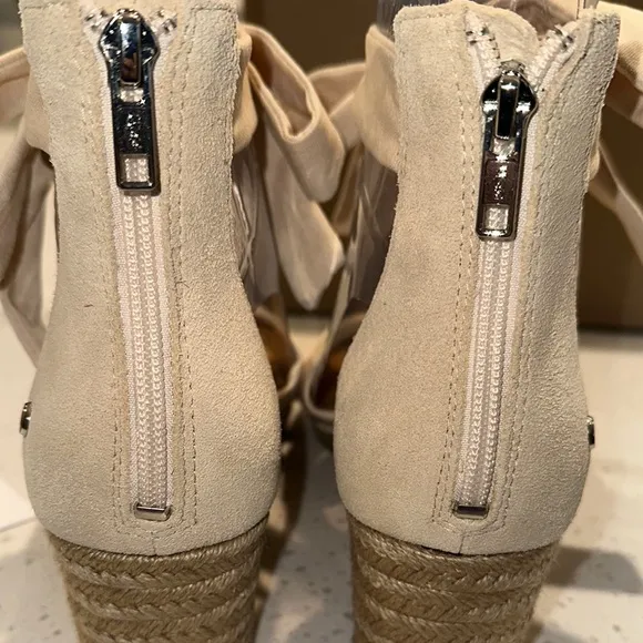 UGG Cream Espadrilles with Bow Details