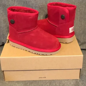 UGG Kids’ Dark Cherry Jona Boots Size 9