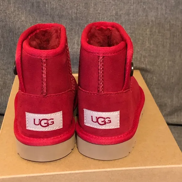 UGG Kids’ Dark Cherry Jona Boots Size 9