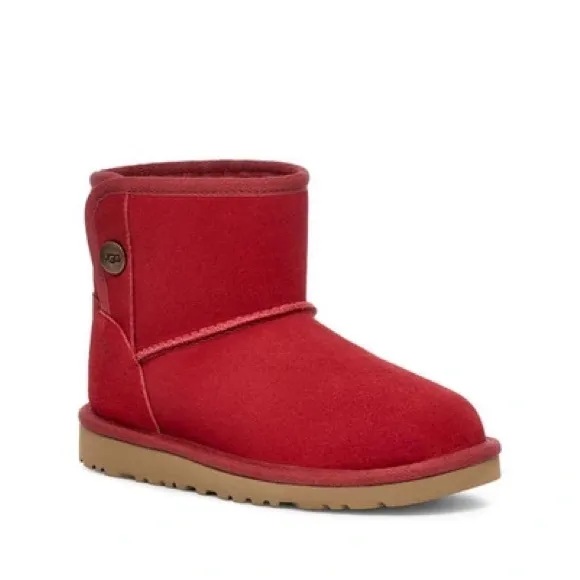 UGG Kids’ Dark Cherry Jona Boots Size 9