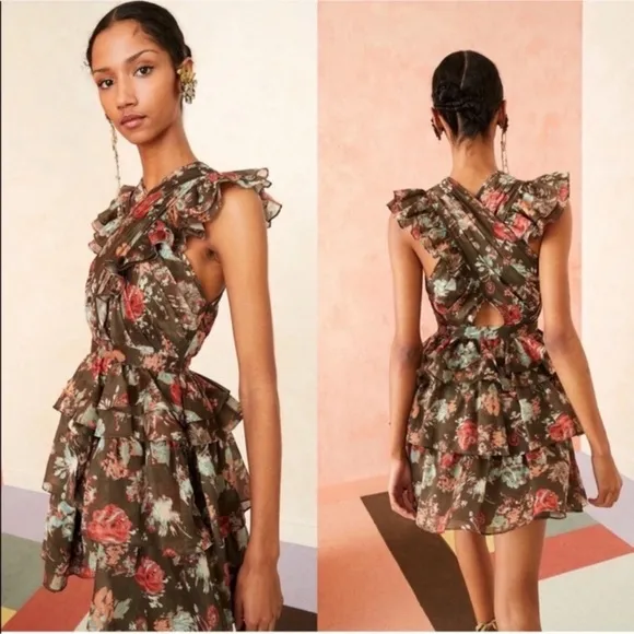 ULLA JOHNSON Sarafina runway mini dress Sz 0