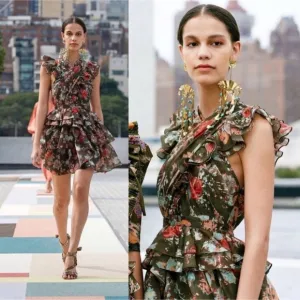 ULLA JOHNSON Sarafina runway mini dress Sz 0