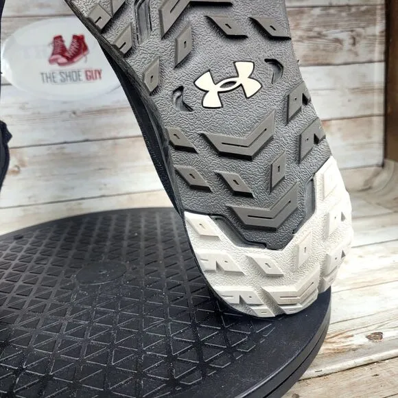 Under Armour Charged Men's Size 8 Bandit Trail 3 Black Castlerock Athletic Shoes