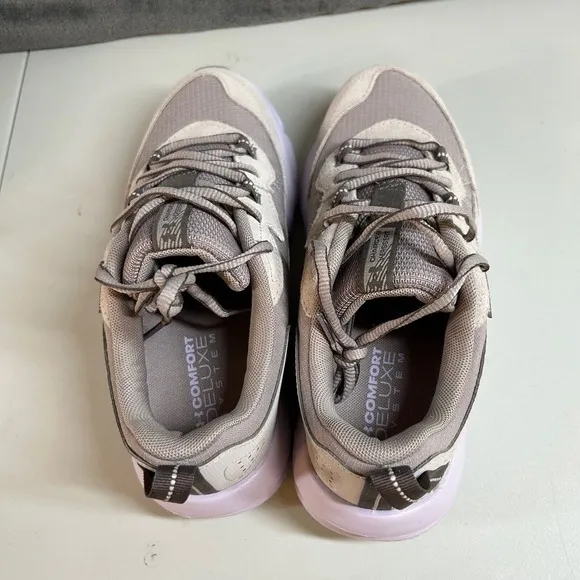Under Armour Charged Verssert 2 Athletic Running Shoes Beige Purple‎ Womens 7