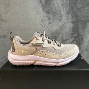 Under Armour Charged Verssert 2 Athletic Running Shoes Beige Purple‎ Womens 7
