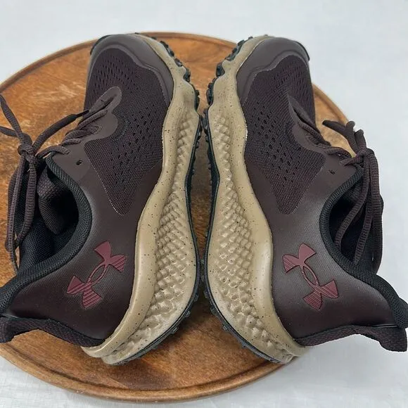 Under Armour Shoes Mens 9 Charged Maven Trail Sneakers Brown Lace Up Running