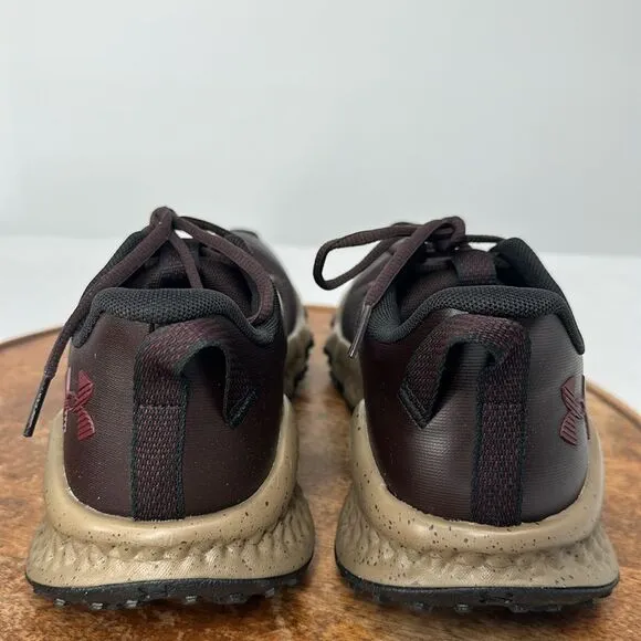 Under Armour Shoes Mens 9 Charged Maven Trail Sneakers Brown Lace Up Running