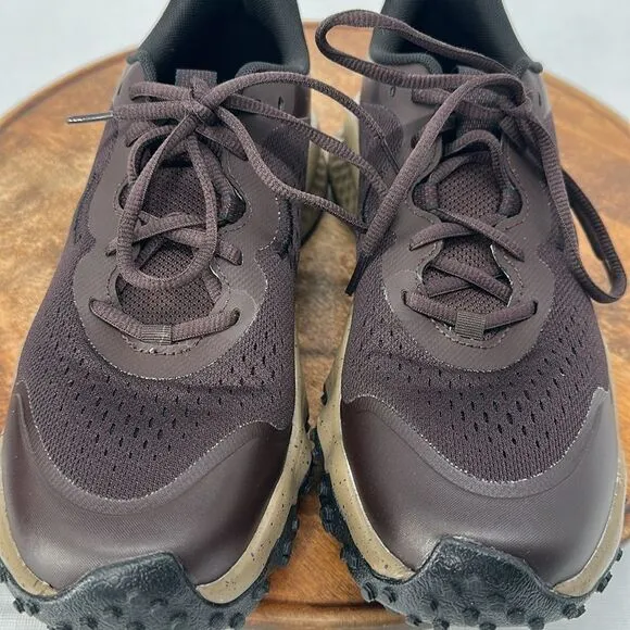 Under Armour Shoes Mens 9 Charged Maven Trail Sneakers Brown Lace Up Running