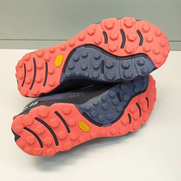Under Armour UA HOVR Ridge Trail Navy Steel Red Hiking Running Sneakers Men's 13