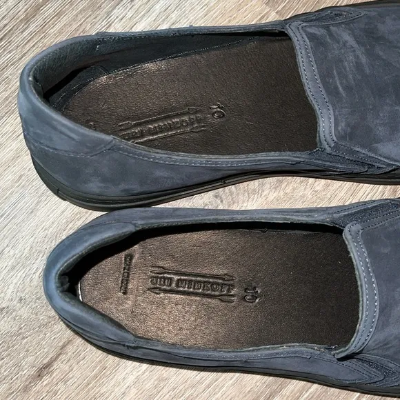 URI Minkoff Men’s Navy Blue ‘Canal’ Loafers Size 10