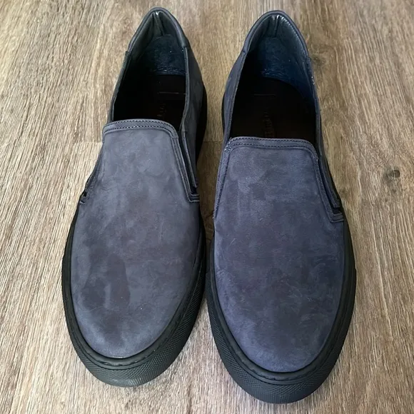URI Minkoff Men’s Navy Blue ‘Canal’ Loafers Size 10