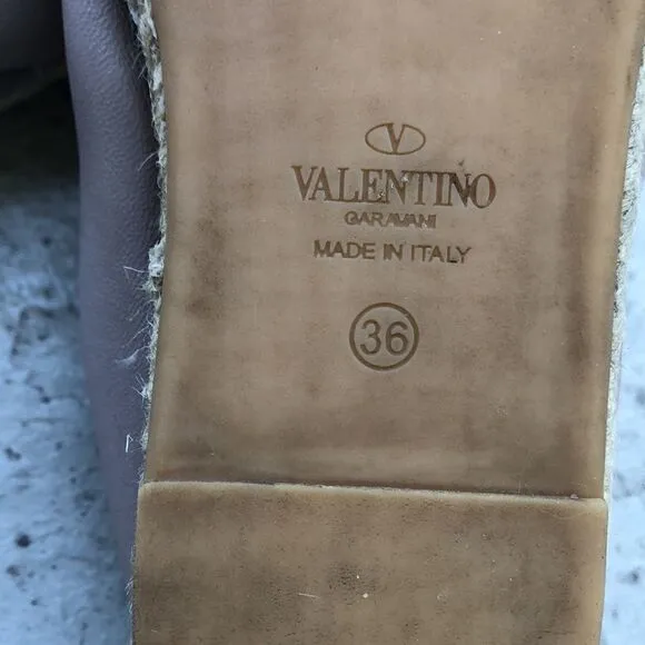 Valentino Rockstud espadrilles