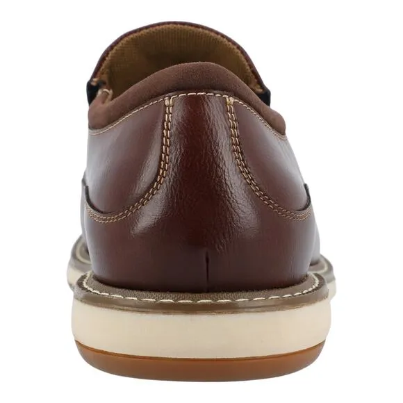 Vance Co Men's Willis Comfort Foam Slip On Round Toe Loafers Brown Size 10 1/2