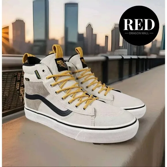 Vans Sk8-Hi MTE-2 Utility Pop White Multi Waterproof Boots - Men's Size 11