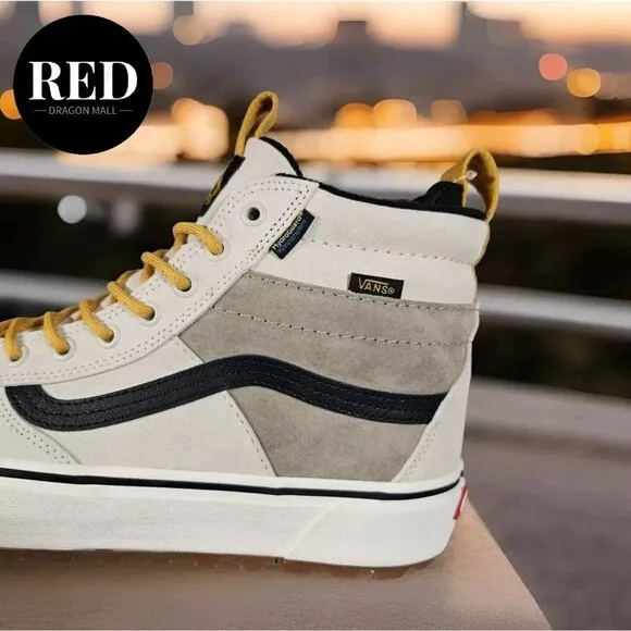 Vans Sk8-Hi MTE-2 Utility Pop White Multi Waterproof Boots - Men's Size 11