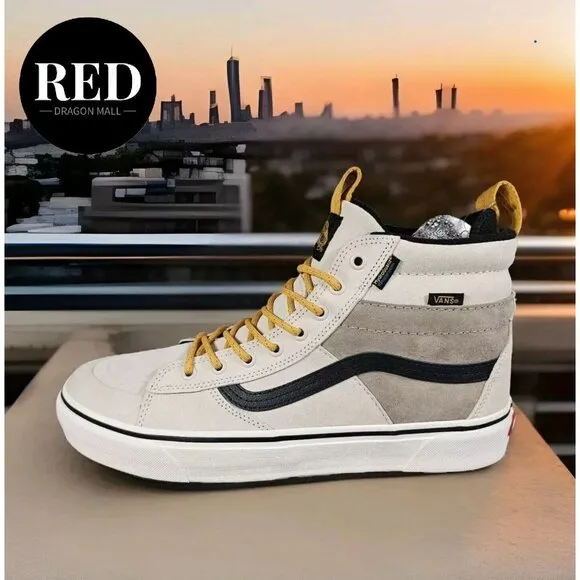 Vans Sk8-Hi MTE-2 Utility Pop White Multi Waterproof Boots - Men's Size 11