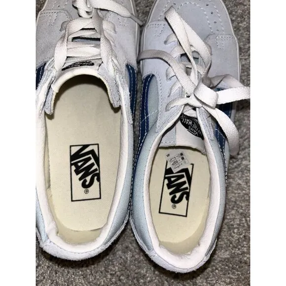 VANS SK8-LOW (UTILITY POP) Light BLUE/WHITE Size 5.0 Men’s 6.5 Women’s