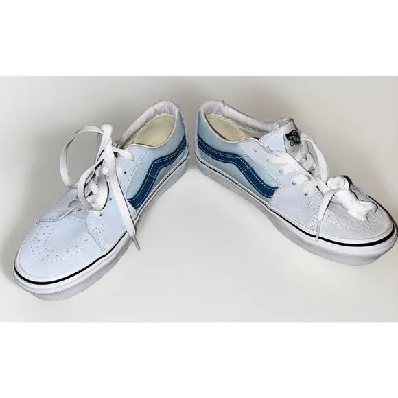 VANS SK8-LOW (UTILITY POP) Light BLUE/WHITE Size 5.0 Men’s 6.5 Women’s